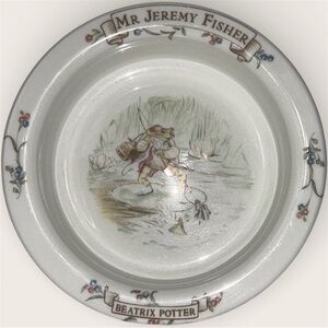 Vintage Royal Albert The World of Beatrix Potter Mr Jeremy Fisher Bowl